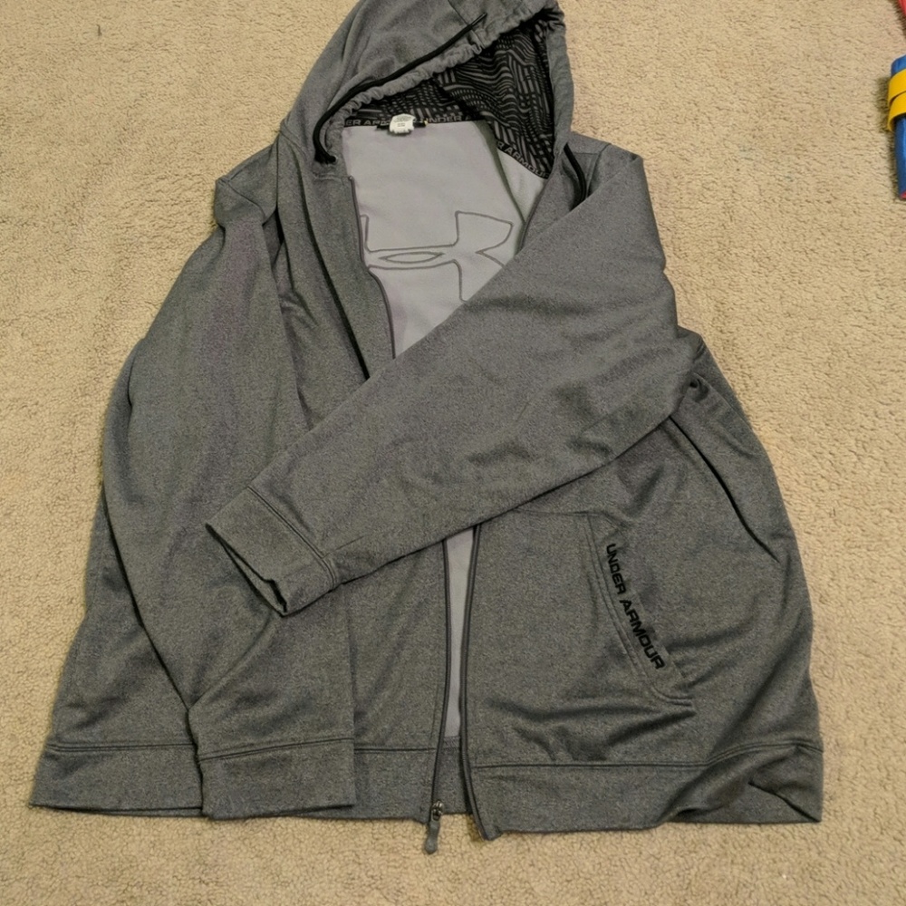 Mens underarmor zip up jacket
